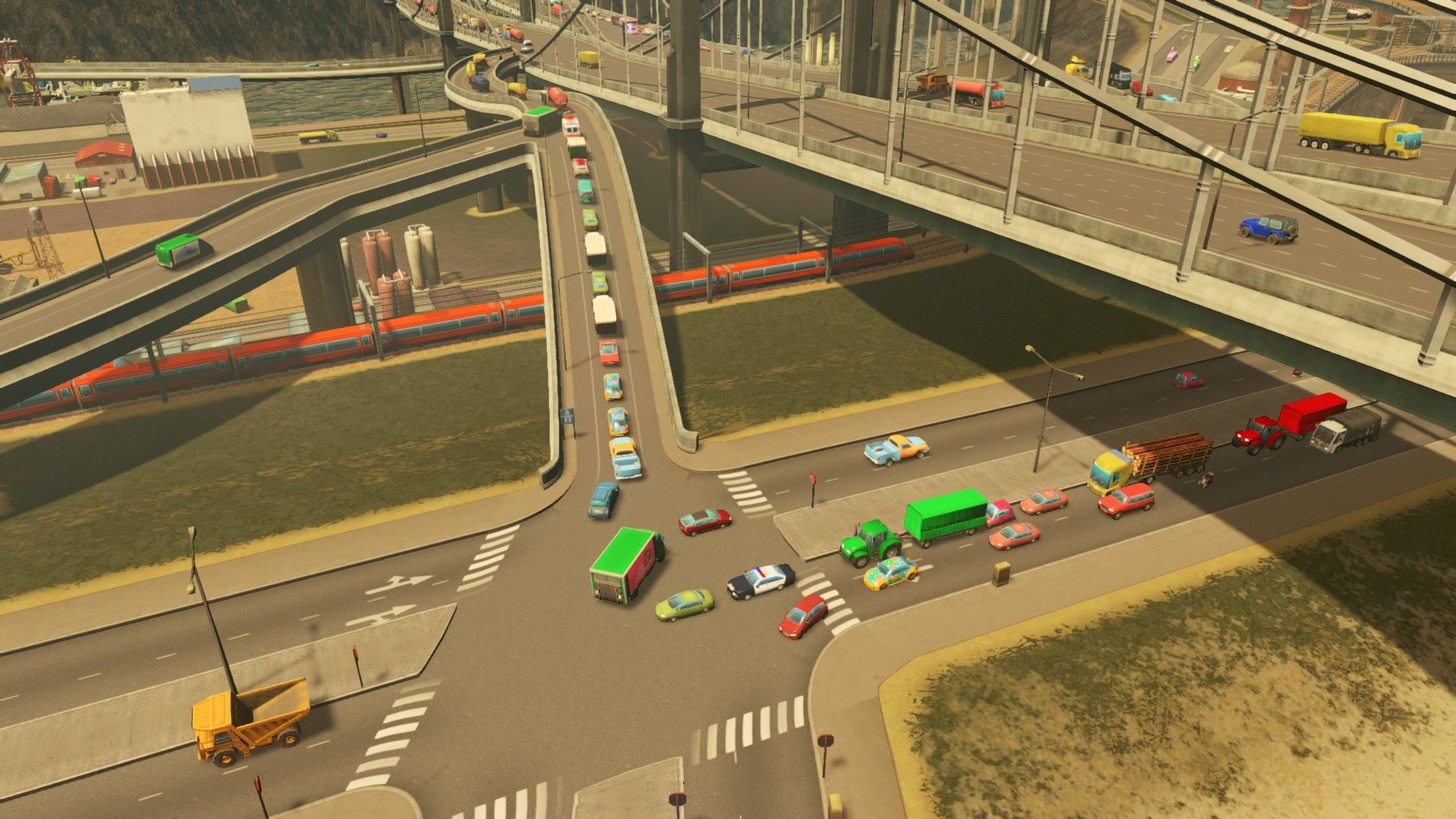 Cities Skylines親父 در توییتر 高速道路で出口付近の渋滞の様子 左右に産業区画あり 貨物駅があり 今後の課題 シティーズスカイライン Cities Skylines親父 در توییتر 高速道路で出口付近の渋滞の様子 左右に産業区画あり 貨物駅があり 今後の課題 シティーズスカイライン