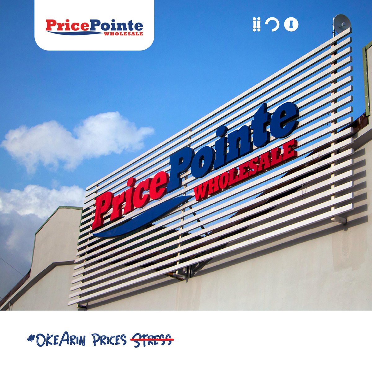 PricePointeClub's tweet photo. #OkeArin PRICES minus #OkeArin STRESS. Bring the kids, Bring your family, there’s something for everyone. #PricePointe Club Wholesale warehouse #Ilupeju #EverythingYouLove 😂
To sign up for a membership today, please call us on 0700 7764683 https://t.co/UROWRjiAA1😇 https://t.co/CIOsXBvAVZ