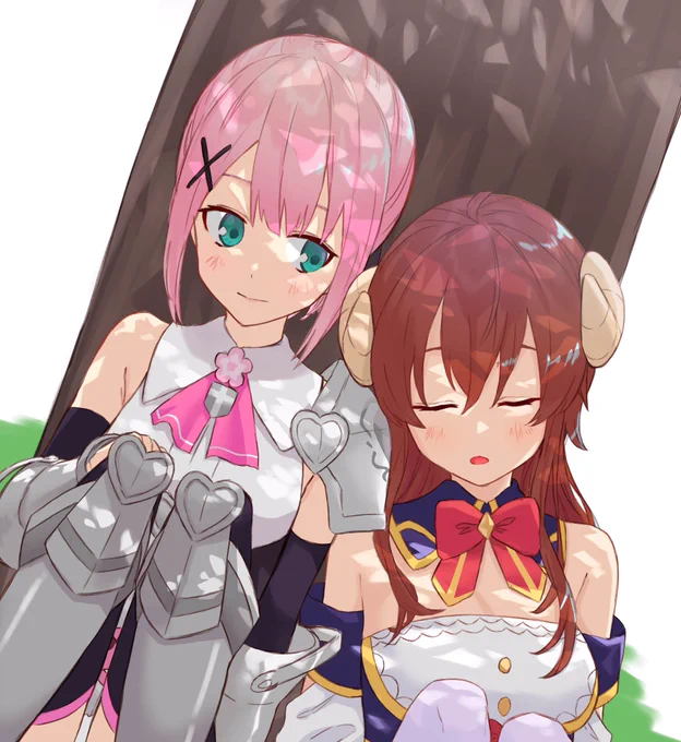 桃シャミ
#まちカドまぞく 
#きらファン 