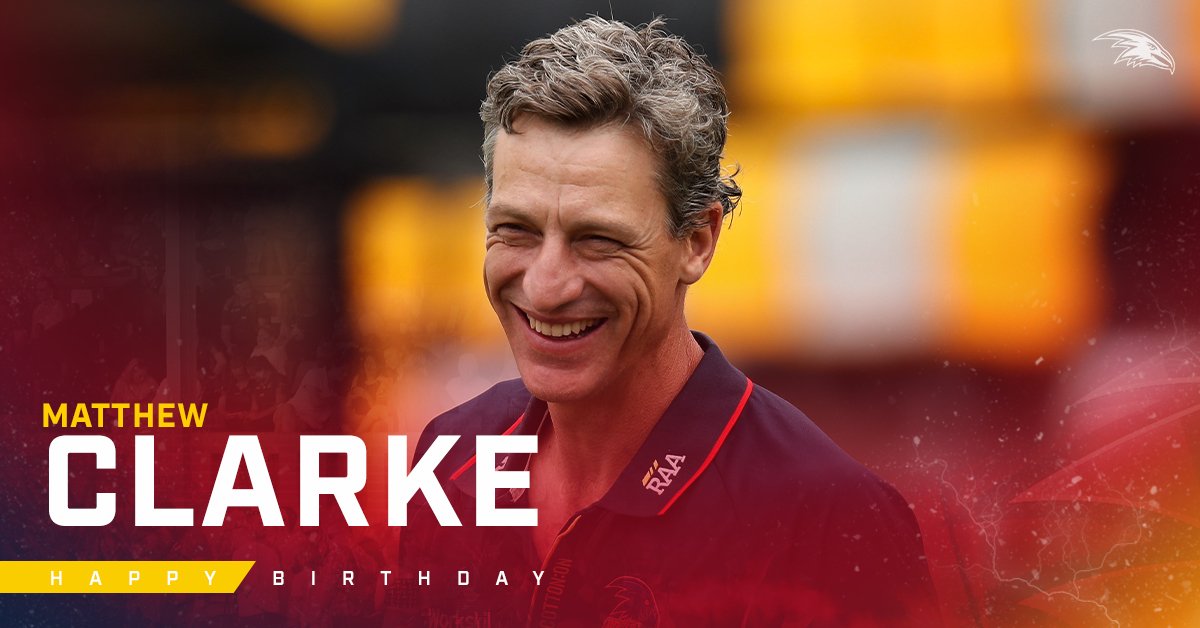 A big Happy Birthday to our coach, Matthew Clarke! Your day today Doc     