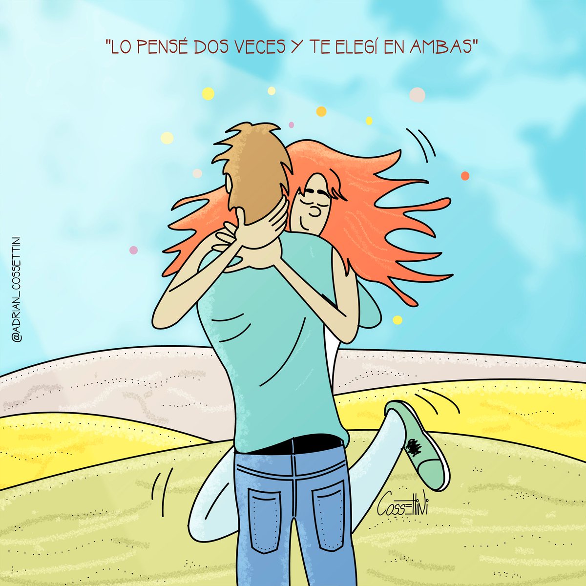 Dedicalo . . #amor #sanar #Cossettini #Humorgráfico #Facebook #Cossettini  #Chistes #Dibujo #Gags #Chistoso #Humor #Illustration #Ilustración #Risas  #Arte #Historieta #Caricaturas #Comic #Dibujos #Viñeta #CREATIVIDAD, image size:1200x1200