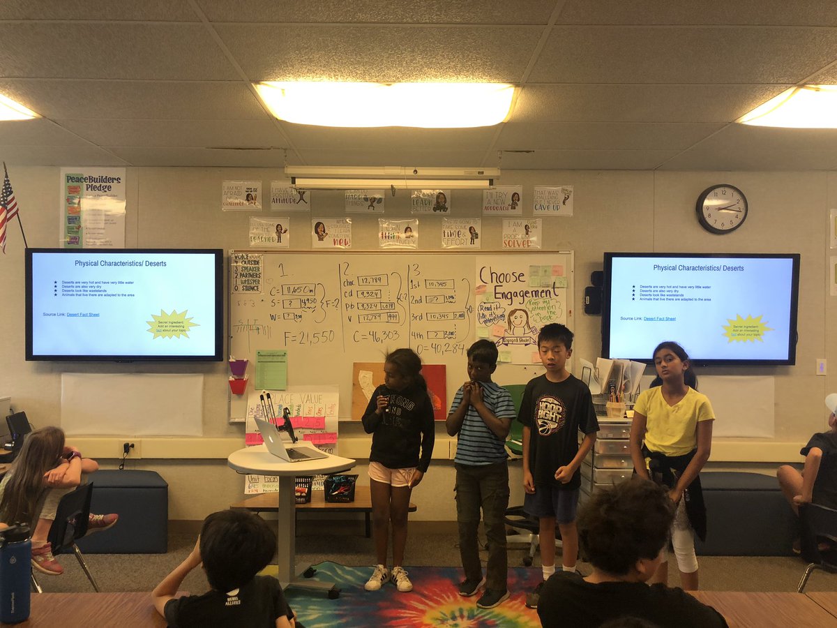Ms_FergusonUSD's tweet photo. First Iron Chef of the year! Improving reading comprehension, note taking, speaking, and google slide skills all in one. #success #EDUProtocols #usdlearns #osterpride https://t.co/GpGK0R7b6M