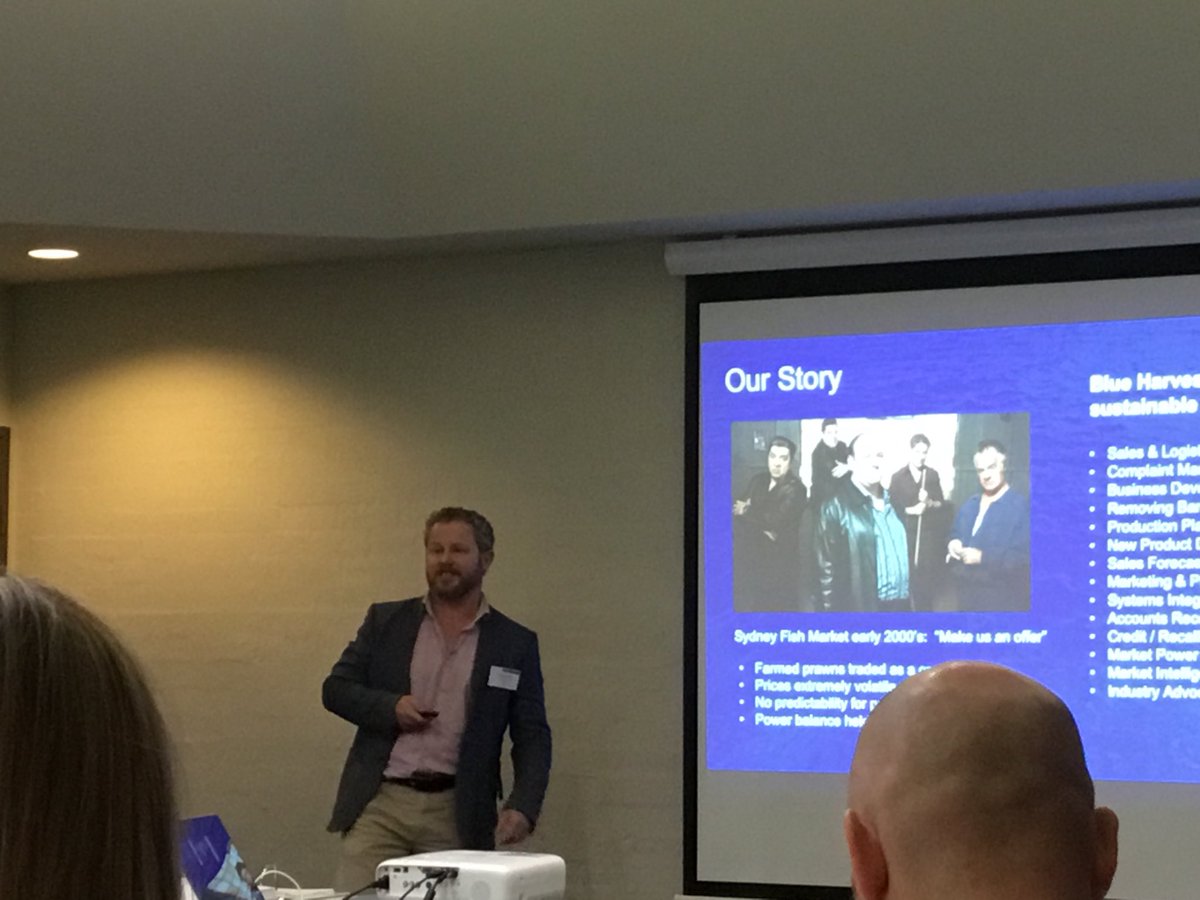 now... #thesopranos make an appearance care of ⁦<a href="/allthingsfish/">Blue Harvest</a>⁩ Sam Gordon...is this really about leadership...yup!
How we lead the industry... #relationships &amp; #connections.

But if you are going step into leadership then you need to be willing “call things out”