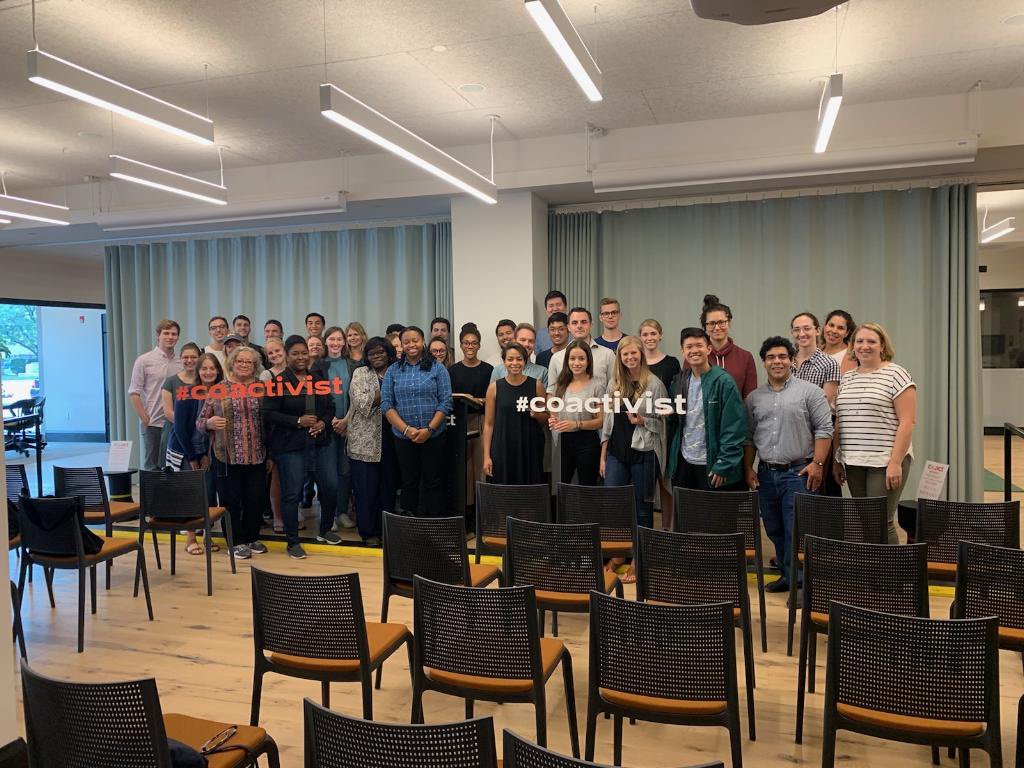 allandrabulger's tweet photo. Supreme gratitude to @UMichLaw students for visiting @CoactDetroit to learn about and share opportunities to serve nonprofits in Southeast Michigan. #nonprofits #coactivists #coactdetroit https://t.co/95nyqdB66X