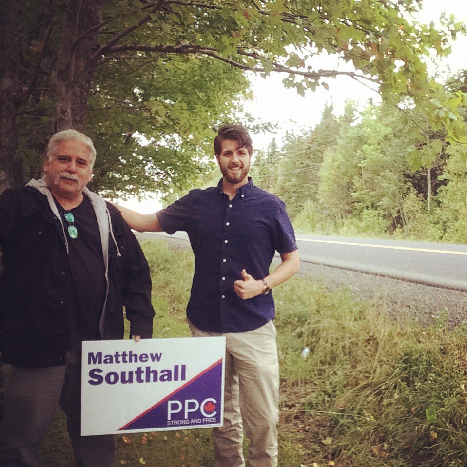 We ran out of signs today, another order arriving by Friday. Big demand. Big thanks. #PPC2019 #teamSouthall #MaximeBernier