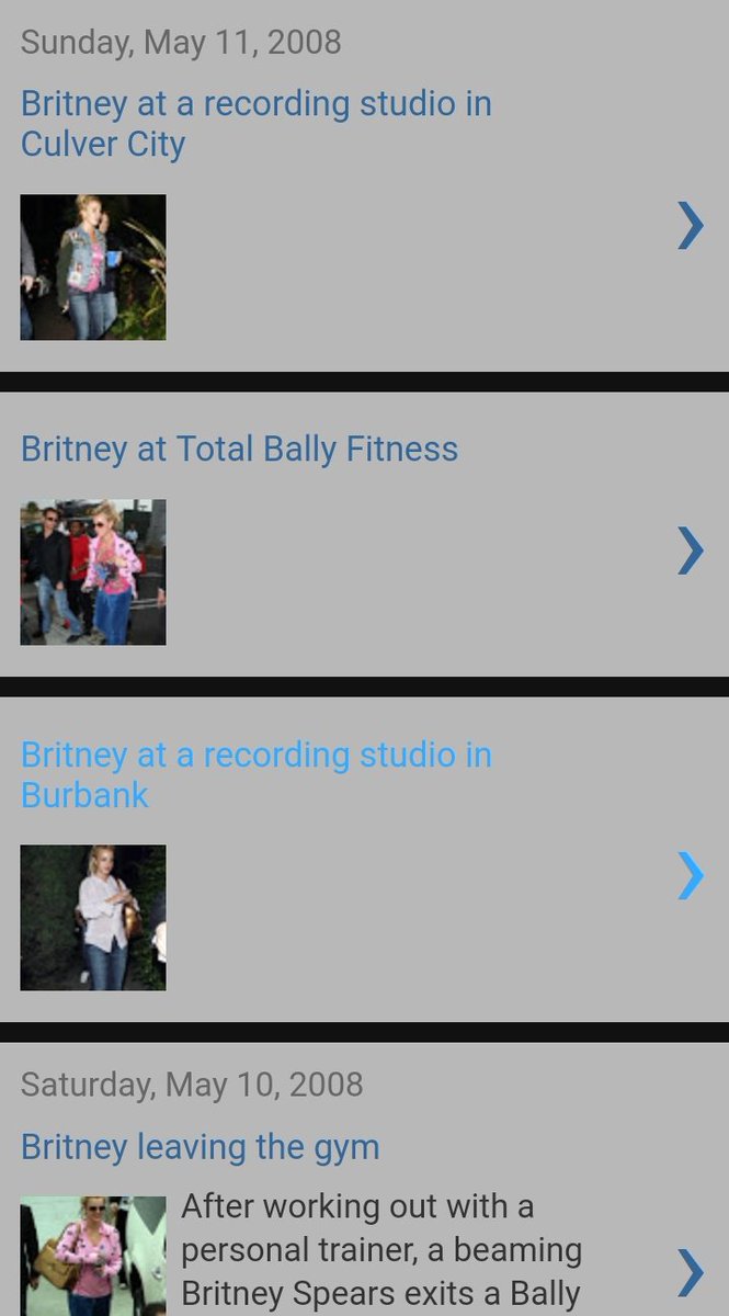 May 2008Circus recording sessions are in a full swing now. Britney is exercising, rehearsing and recording basically every day.