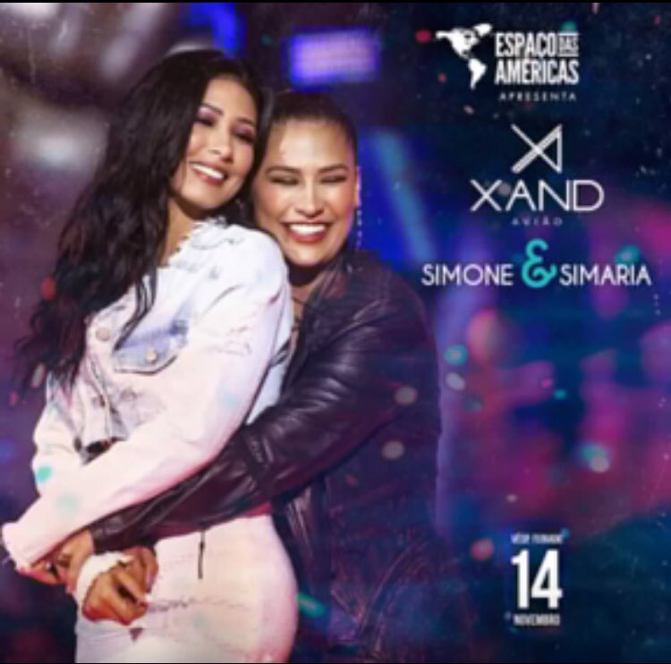 Fcblitzdascole3's tweet photo. Quem está preparado para esse evento? 😱
Dia 14 de Novembro, véspera de feriado, nossas meninas chegam ao @espacodasamericas (São Paulo, SP) com o novo show #AperteOPlay ▶️
Ingressos disponíveis no site da @ticket360 https://t.co/noYlWsDu8T 
#VemAí  @Simone_SeS @SimariaMendes ❤️ https://t.co/lRASA24Kmv