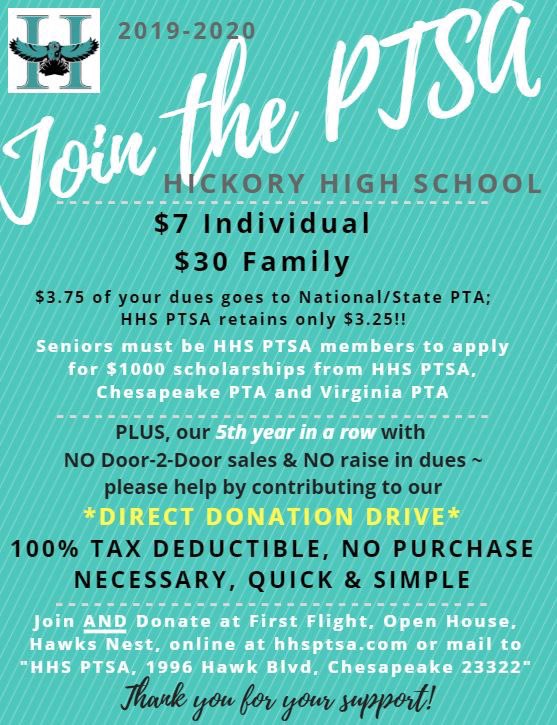 ptsa_hhs's tweet photo. Have you joined the award-winning Hickory PTSA yet? Hickoryโs PTSA would love to have you join us! Seniors interested in receiving one the PTSA scholarships must be a member. #HHSPTSA #jointoday https://t.co/9CEKyOTrco