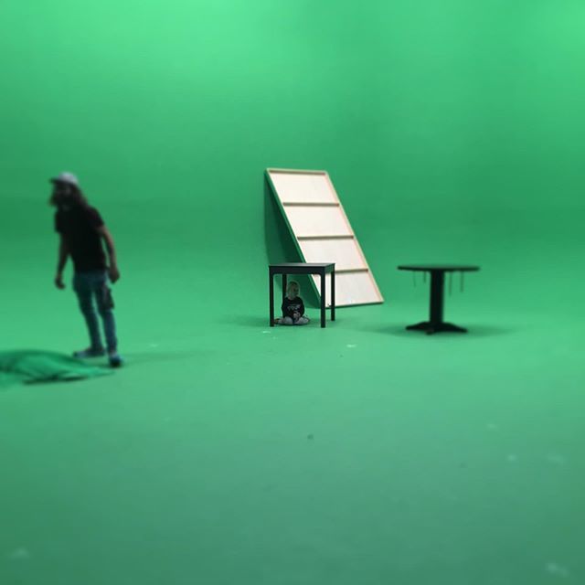 gearshift_inc's tweet photo. Noah was our helper during wrap out tonight #safespace #brucetheshark #cantfindme #setlife https://t.co/6bMPIl8CHq https://t.co/OhwmVasodC