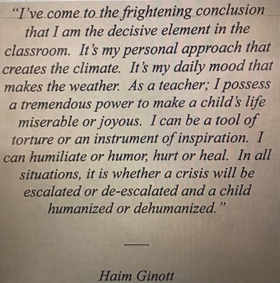 FCMcKillip's tweet photo. #EDUC7002 #leadership Never forget this! https://t.co/1RmtjhZGqW