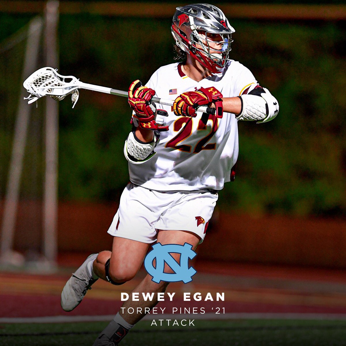 Congrats to ‘21 Att/Midi <a href="/Dewey_Egan/">Dewey Egan</a>  on his commitment to <a href="/UNCMensLacrosse/">UNC Men's Lacrosse</a>