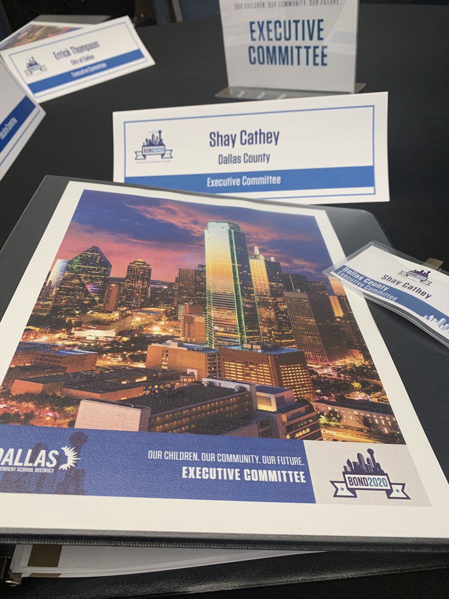 shaycathey's tweet photo. Honored to serve on @dallasschools Citizen Bond Steering Committee. Looking forward to the next several months of working with other volunteers and school supporters.
#DISDGrad #SkylineHigh https://t.co/OQS5rVdgm2