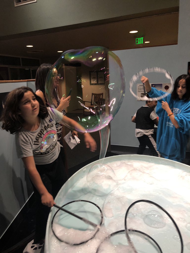 Montezuma Cougar scientists having a blast at our Family science night at Explora!
