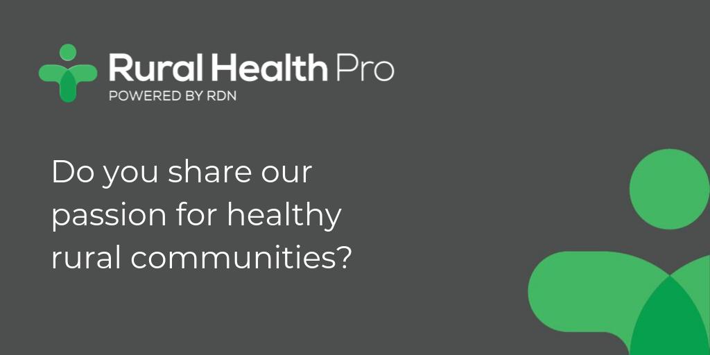 Do you share our passion for healthy rural communities? Launched today by RDN, Rural Health Pro is a network of #healthcare professionals and organisations who care about keeping #rural communities healthy. Register your interest at ruralhealthpro.org #ruralhealth #nsw