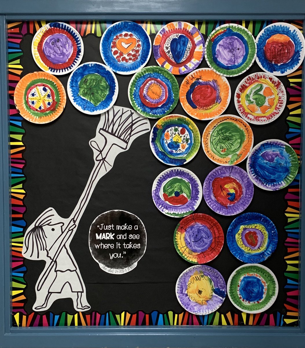 Make a mark and see where it takes you. - Peter Reynolds #thedot #dotday2019 #Kindergarten <a href="/definocentral/">Defino Dolphins</a> <a href="/MTPSNJ/">Marlboro Twp Schools</a>