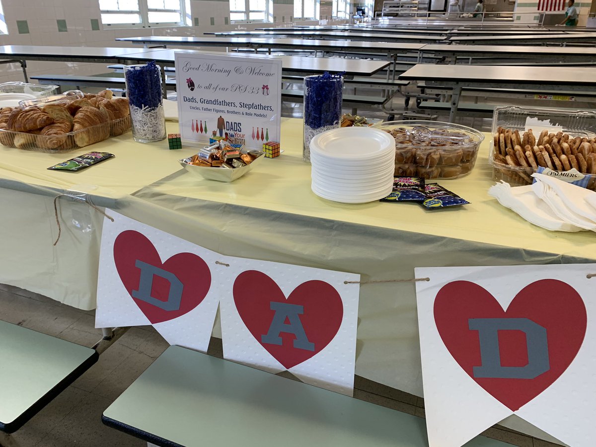 MrsM33qPC's tweet photo. What an AMAZING turnout today @PS_33Q!!! This is another year with over 350 💙DADS💙 in attendance for 🍎Dad Take Your Child To School Day🍎 They showed up, they showed love; all smiles today!! #TheWolfpackWay #WhyWeShine #DTYCTSD #CommUnity @D29Shines @DOEChancellor @NYCSchools https://t.co/gm5gsIdO9l