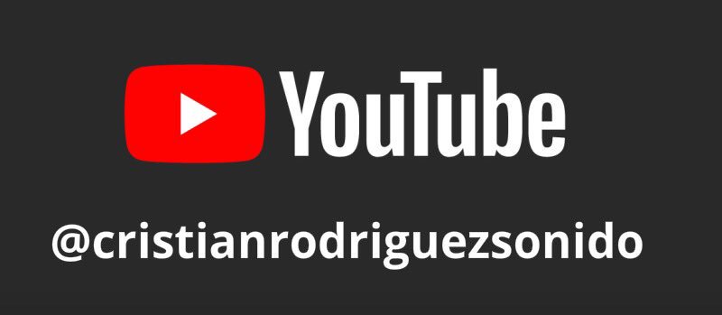 CrisRodSonido's tweet photo. Cordialmente invitados a seguirme en mi nuevo canal. Tutoriales, tips, historias. https://t.co/KImV0cpPHy