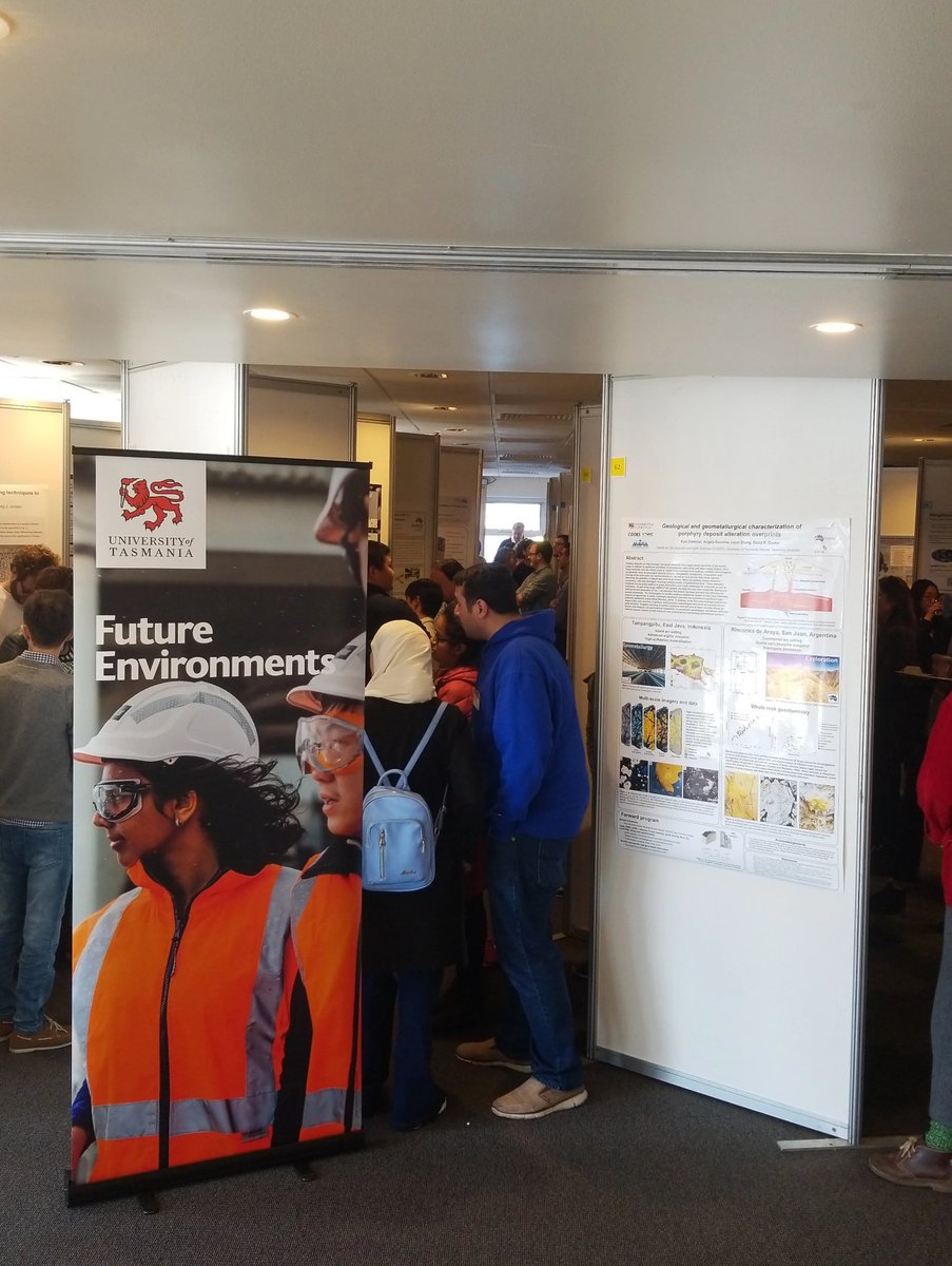 davekendal's tweet photo. Good to see the HDR students with posters packed in at #STEMstate2019 @UTAS_ Hobart https://t.co/pBRLwYrNk5