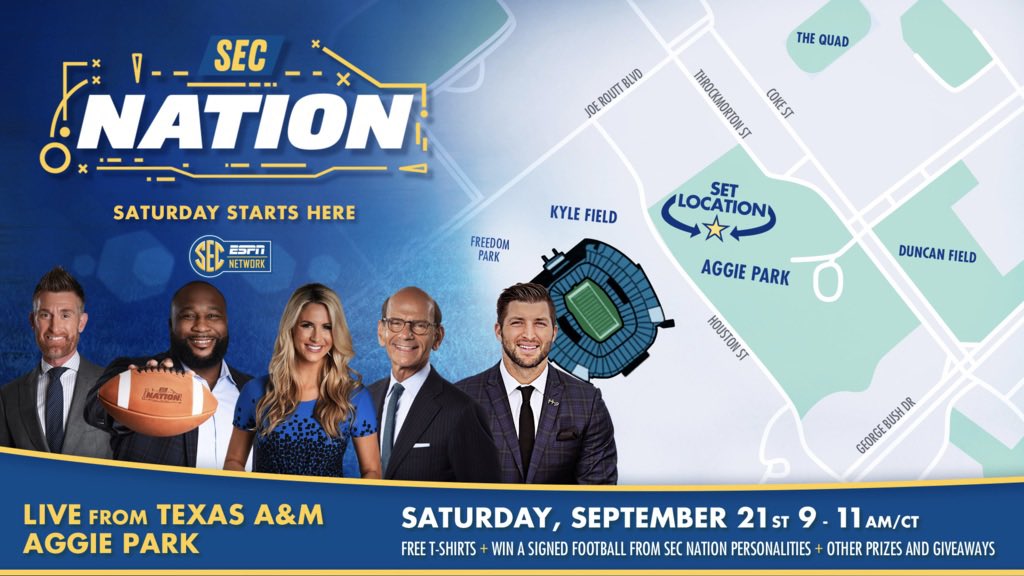 AggieSuits's tweet photo. OFFICIAL UPDATE: 
SUITS, the finest men’s org, has decided to take on new acronymical meaning for this week only:
S- #SECNation we,
U- Unequivocally, have the 
I- Ideal
T- Tailgate to #BTHOauburn 
S- So let’s meet up in Aggie Park

Help us meet the crew by smashing RT! Ts and Gs https://t.co/7FW3VvSJTc