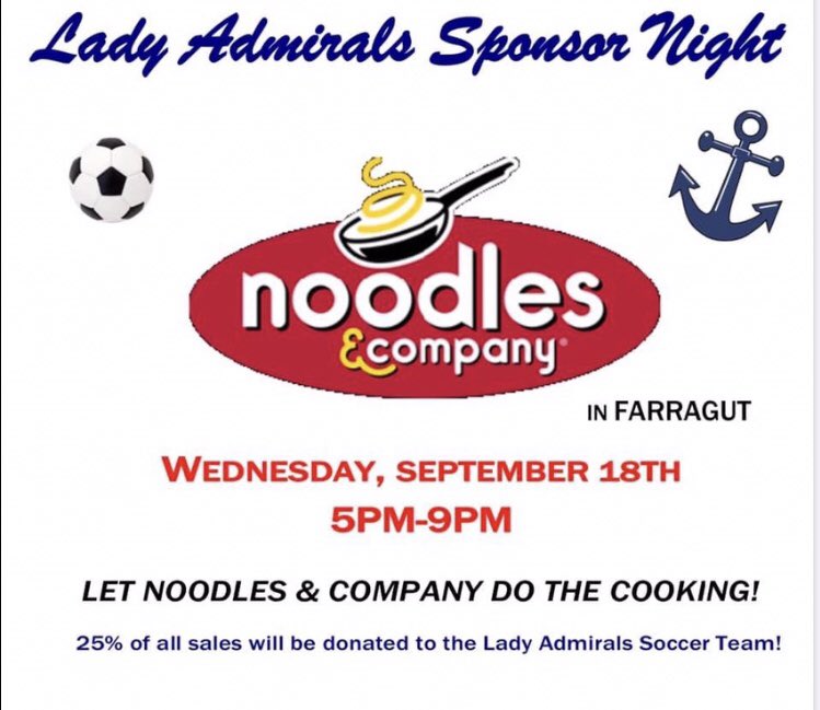 tomorrow get some dinner and support your ads at noodles and company! 5-9 pm!