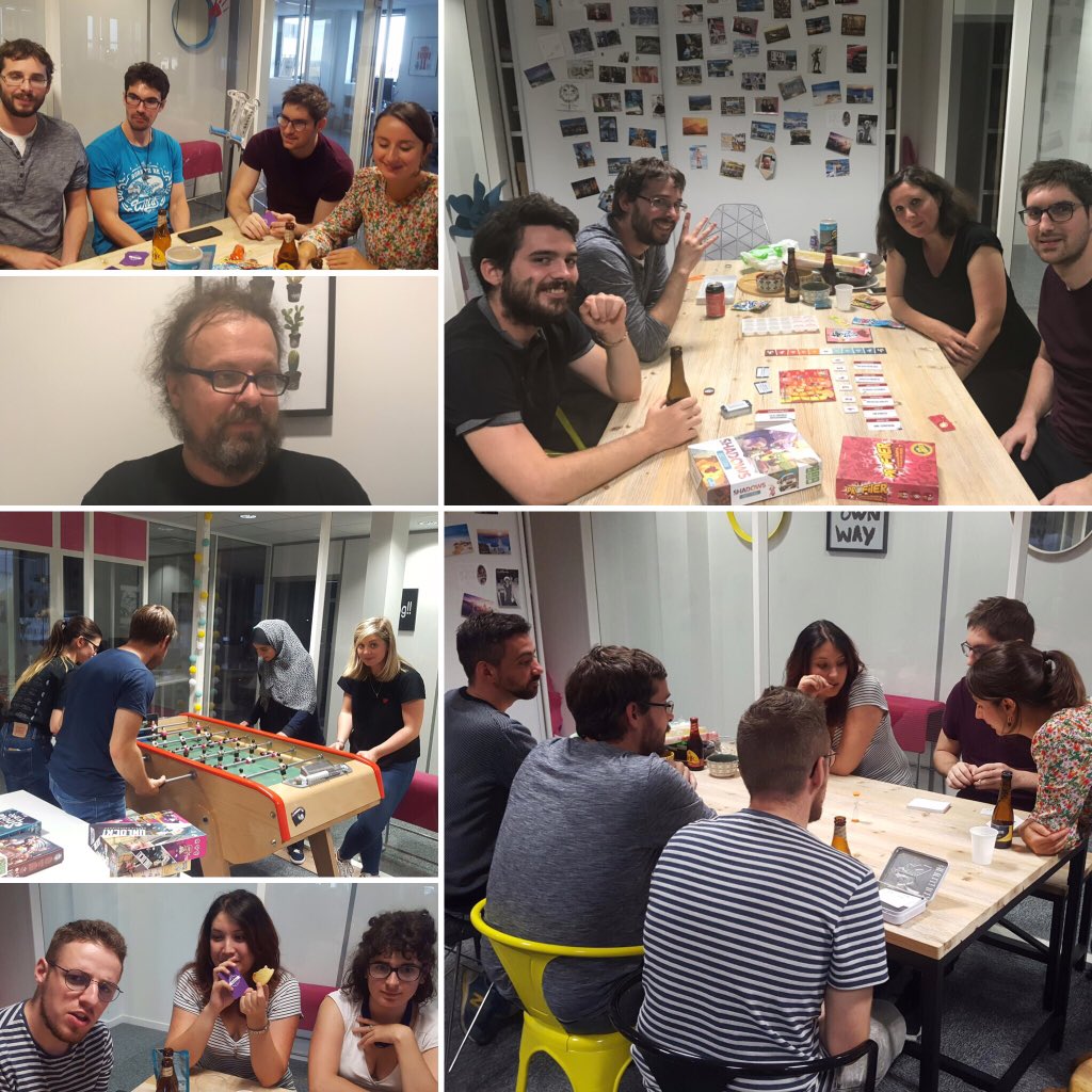 ML_Conserto's tweet photo. 🎲 #Ludoserto | Soirée jeux de société à @_Conserto #Rennes hier soir 🤠 autour des traditionnelles #bieres 🍻 et #pizzas 🍕 

👉 Merci @Tertus74 pour la qualité de tes dessins 📝 à #Esquissé 🤦‍♀️ 

#PositiveTechnologie https://t.co/buhJlwJLsa