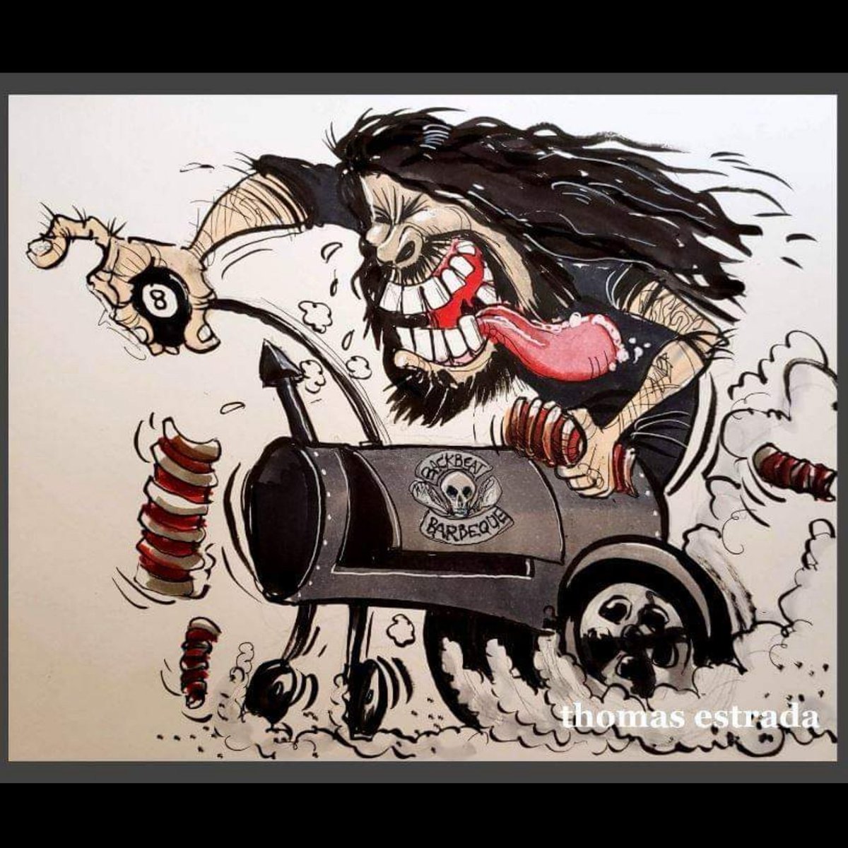 TEstradaArt's tweet photo. @backbeatbbq @foofighters #backbeatbbq #backbeatbarbeque #davegrohl #davegrohlismyhero #foofighters https://t.co/66nbQp3KVR
