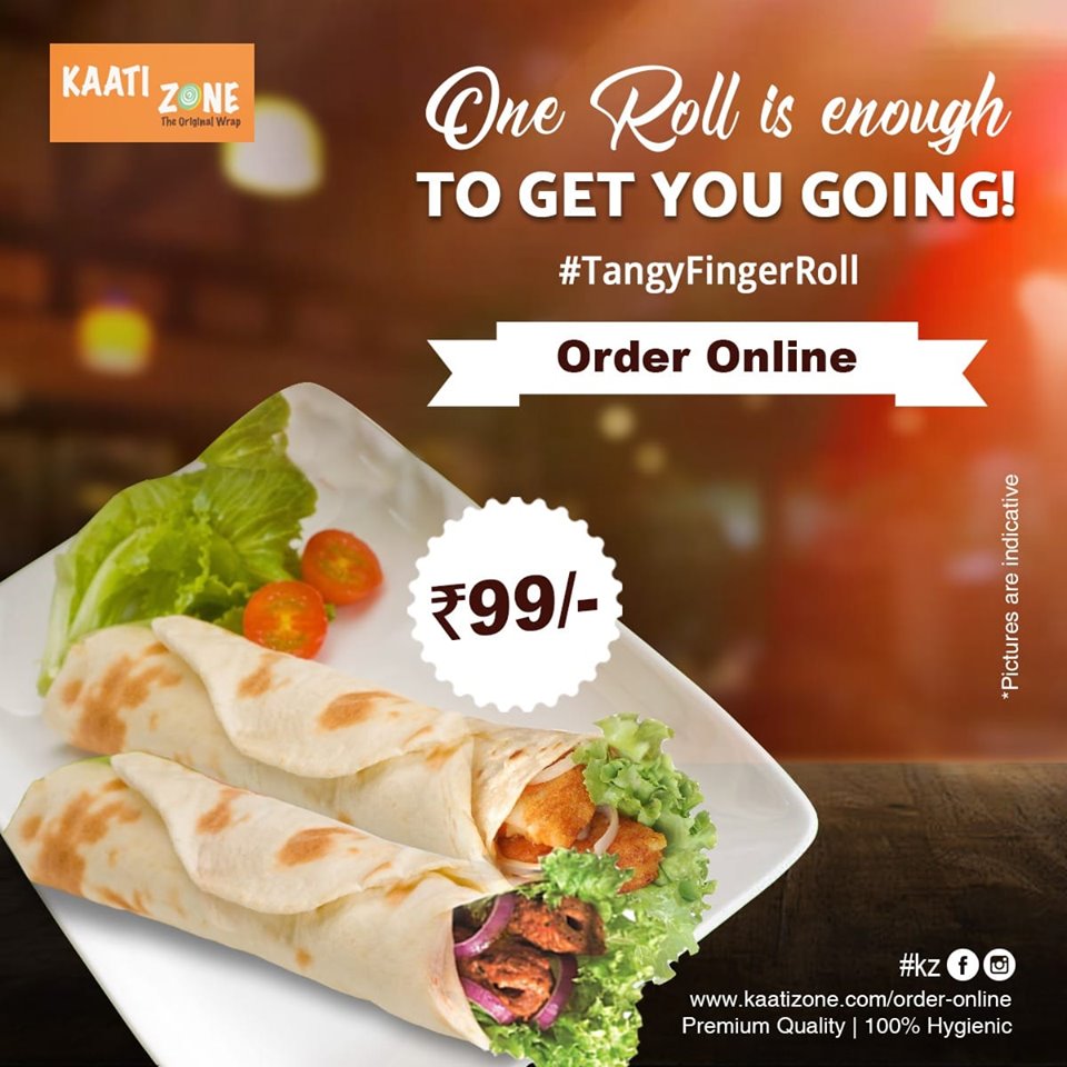 ZoneKaati's tweet photo. One Roll is enough to get you going!
Tangy Finger Roll just @99 only
Call us at: +91-7676974974
Order online: https://t.co/X8gPFBclwv
#KaatiZone #kaatizonebangalore #foodgasm #foodlove #food #bangalore #isg  #lightfood #lightfoodway #lightfooddelights #roll #deliciousfood https://t.co/WGDbzA1DzP