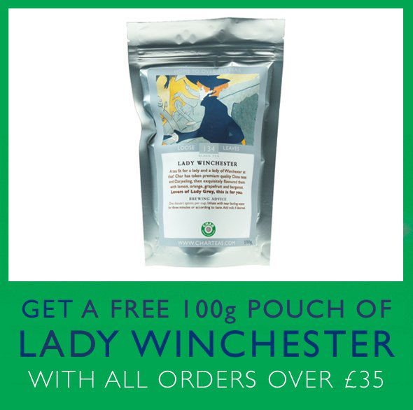 Just place an order over £35 before Monday, and we'll include a 100g pouch of Lady Winchester worth £5.50, absolutely FREE!