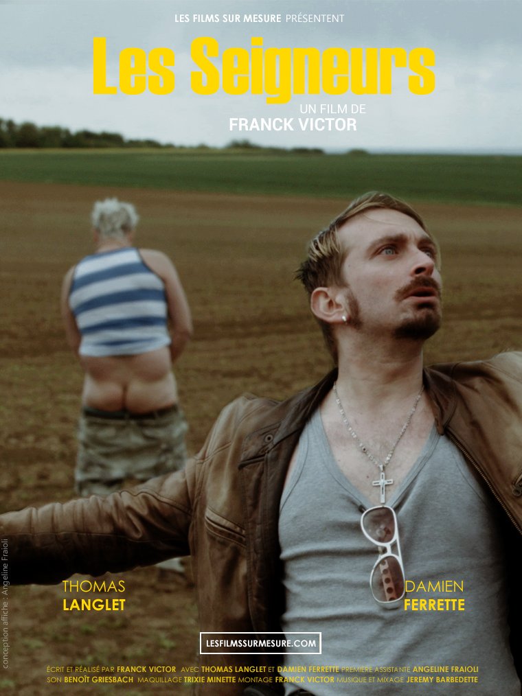 "Les Seigneurs" court-métrage avec les grands Thomas Langlet et Damien Ferrette sera diffusé le lundi 14 octobre à la SACD (avec 7 autres courts) à 18 h 45 et 20 h / Info et résa (obligatoire) à : desgensbienprod@gmail.com