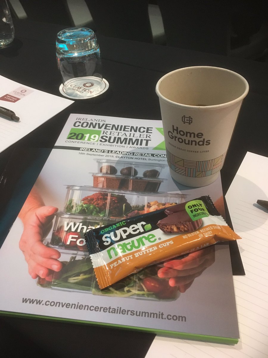 EileenMaher's tweet photo. Set up for an informative day at the 2019 Convenience Retailer Summit thanks to @SuperNature @JavaRepublic #ICRsummit  #convenience #retailer https://t.co/NjTK5GOOGF
