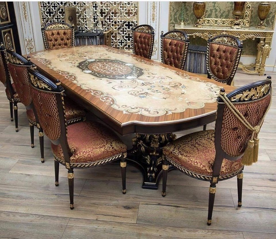 UNIQUE FURNITURE KENYA on Twitter "Dinning table with 8 seats antique