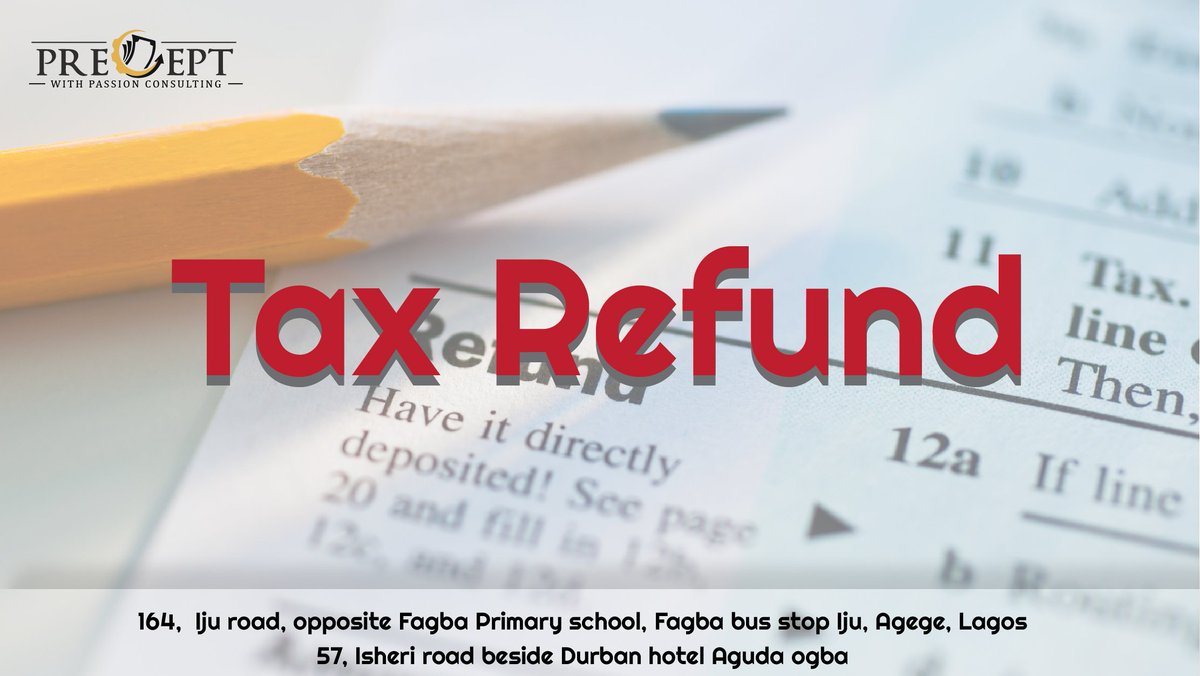 pwpconsulting's tweet photo. Section 23 of Federal Inland Revenue (Establishment) Act 2007 provides among other things how a Taxpayer can request refund due to overpayment of taxes.

Such refund is expected to be paid within 90 days after audit/verification by the Service.
(source TAXDOCTOR)
#ICAN #ICANtutor https://t.co/Ip8Nfg4nTX
