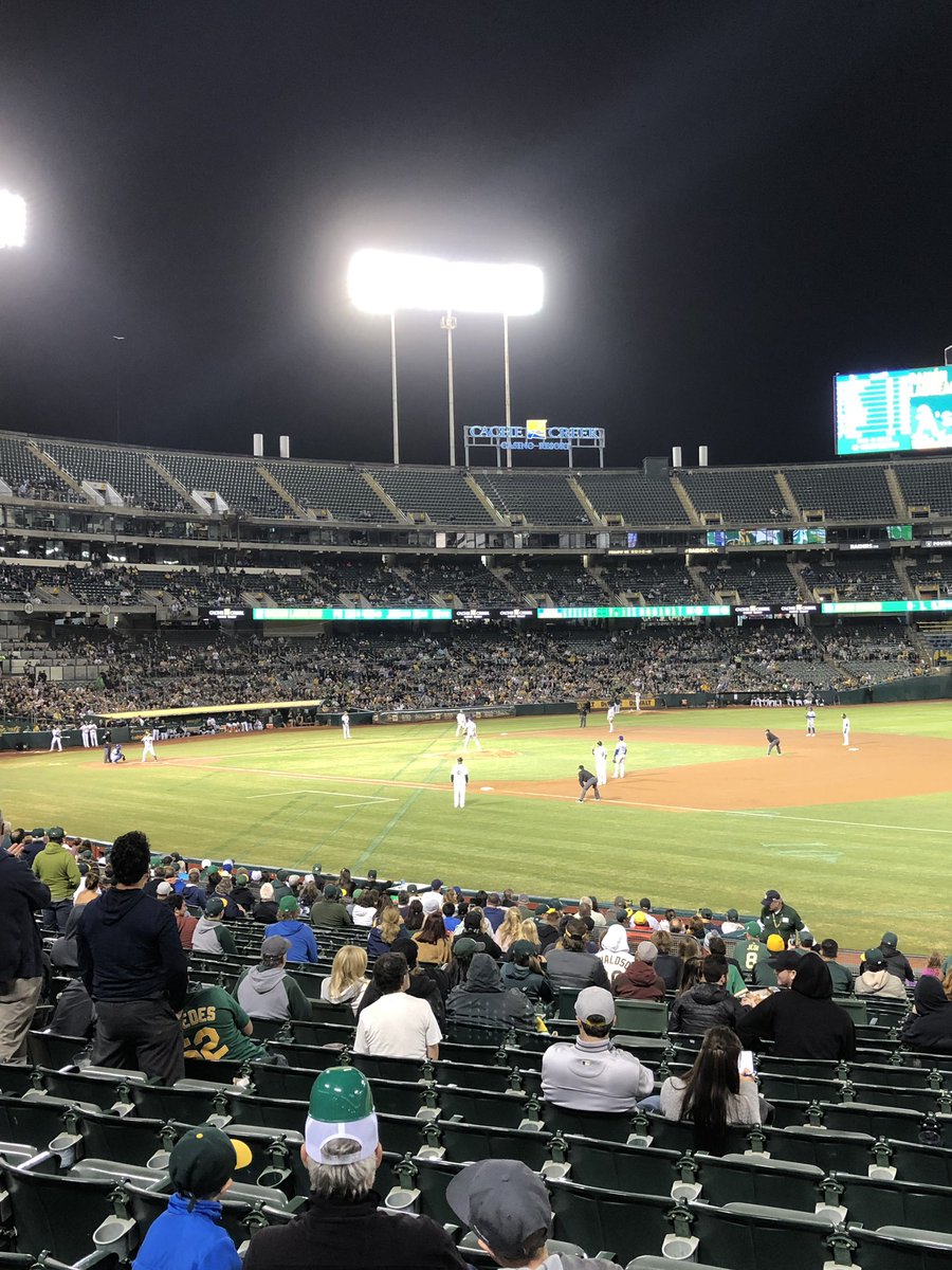 claydb's tweet image. Bases loaded for the A’s ...1 out bottom of the 7th