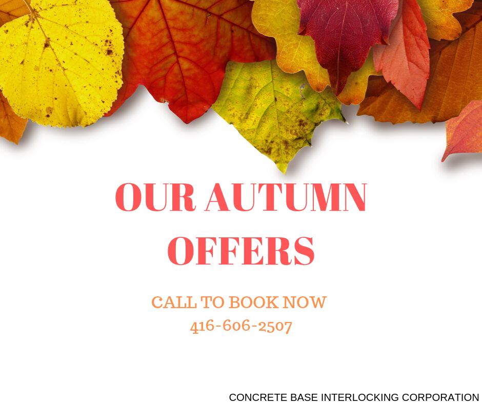 concretebase9's tweet photo. AUTUMN OFFERS
Contact us today to find out what we can do for you!
#autumnoffer #SpecialOffers #concrete #landscape #snowremoval https://t.co/hCJoK5BXgA