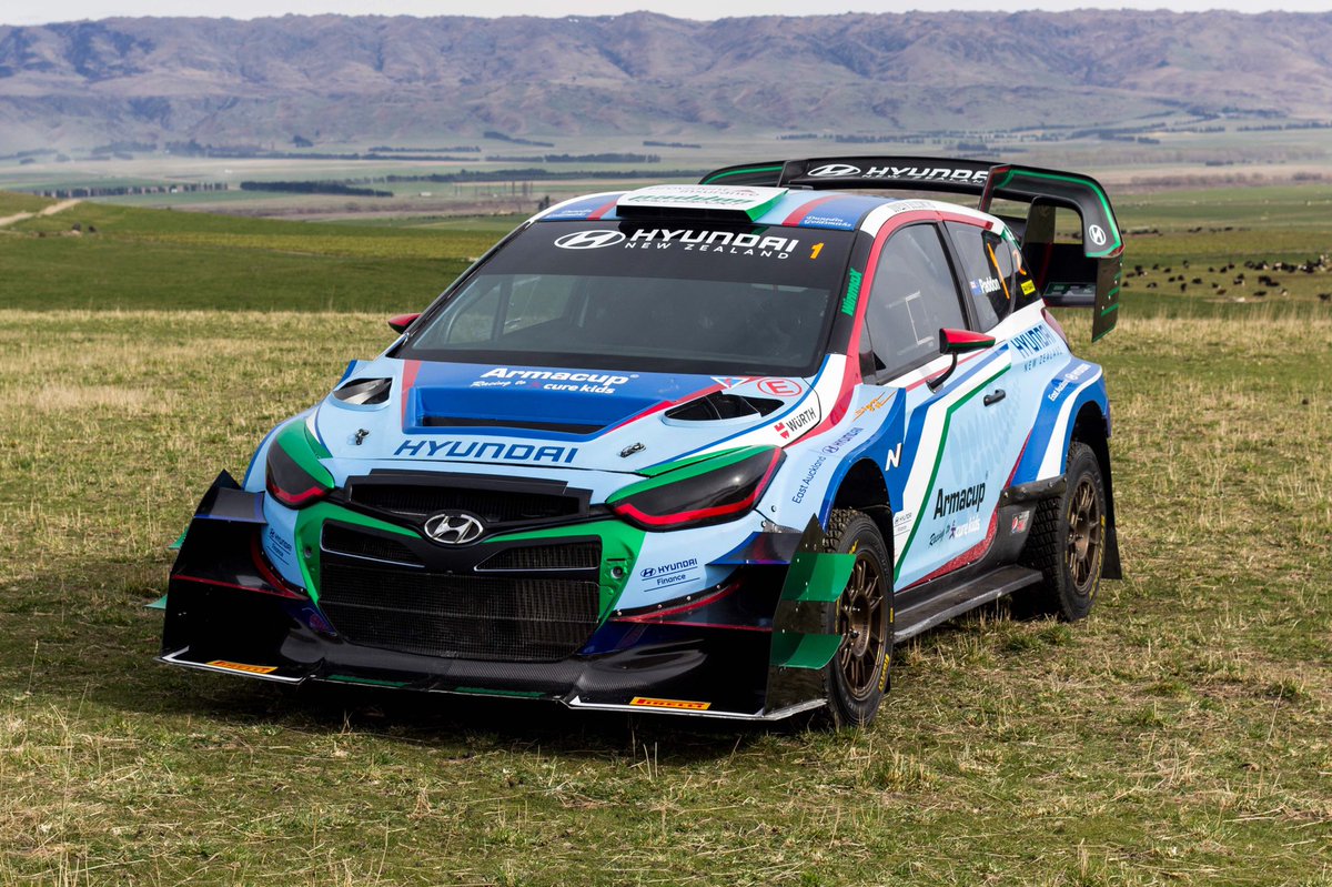 HaydenPaddon's tweet photo. Our weapon for this weekend’s Ashley Forest Rallysprint. The team have done an amazing job with the car and we can’t wait to tackle the hill. More power + more aero = a lot of fun!
@HyundaiNZ #AFR19 #paddonspack https://t.co/bupztnlKtd