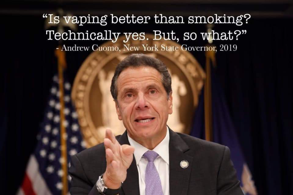 SmodMods's tweet image. Absolutely #Cuomo just showed his hand as the most corrupt politician. #VapeBan because he is losing millions in tax revenue, tobacco kickbacks, lawsuits and #MSA money. Yes, vaping is better than smoking and has saved thousands of lives. #vapingsaveslives #vapingsavedmylife