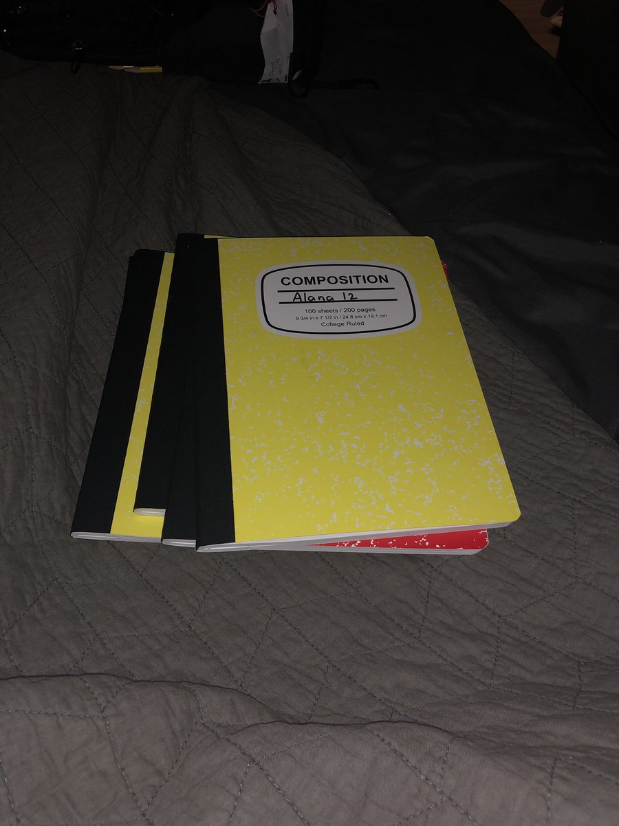 Sovernsclass's tweet photo. Nightly tradition I’ve quickly grown to love.  Reading and responding to my student’s “reading logs.” Getting a better sense of who they are as readers and what interests them.  #midlandmagic (inspired by #thebookwhisperer) https://t.co/eE2oA0keFI