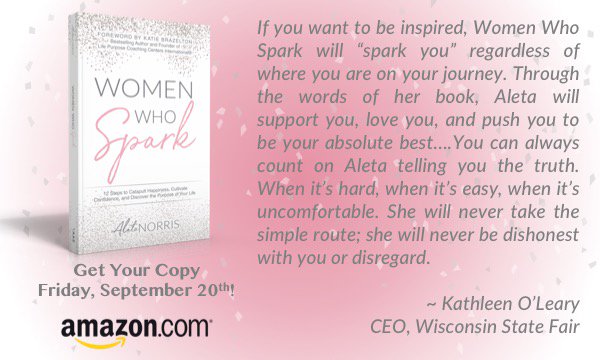 KathiEdwards65's tweet image. Look what people are saying about this book! I'm getting mine Friday. #sparklaunch #testimonial #sparkbook #Empowerment #womenwhospark