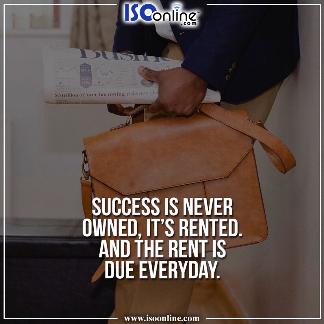 isoonline_com's tweet photo. Success is never owned, it’s rented and the rents due everyday.
@ISOOnline_uk @isoonline @iso9001.ae #isoonline #iso9001 #iso14001 #ohsas18001 #iso45001 #isocertificate #isocertification #motivation #iso #businessgrowth #ISOCertification #online #business #Audit #OnlineISO #ISO https://t.co/LhkGpMVLO0