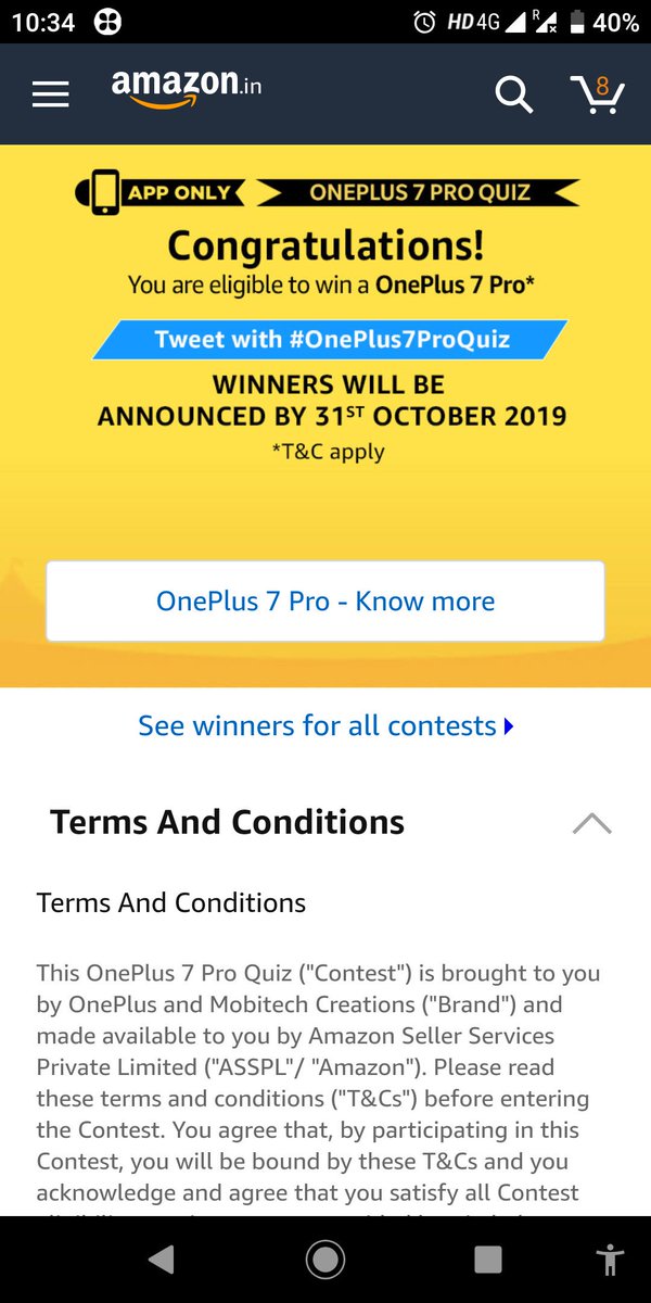 vj__pal's tweet photo. @amazonIN
Let's see if I'm lucky enough to have a beast in my hand #OnePlus7ProQuiz https://t.co/JANE6EJDxS