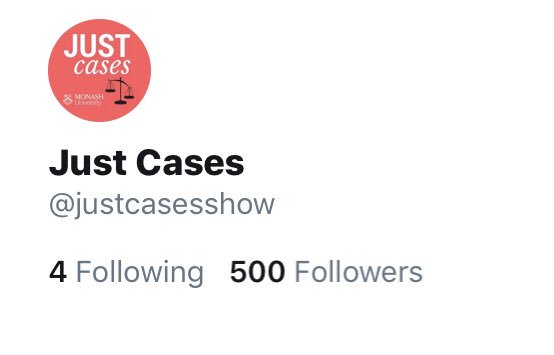 Taking a moment for some Wednesday Supporter Appreciation. Reaching 500 followers seems an appropriate moment to do so.Thank you to our wonderful listeners who support this fun little show. We love your story suggestions, case commentary, kind words - oh and corrections! You rock