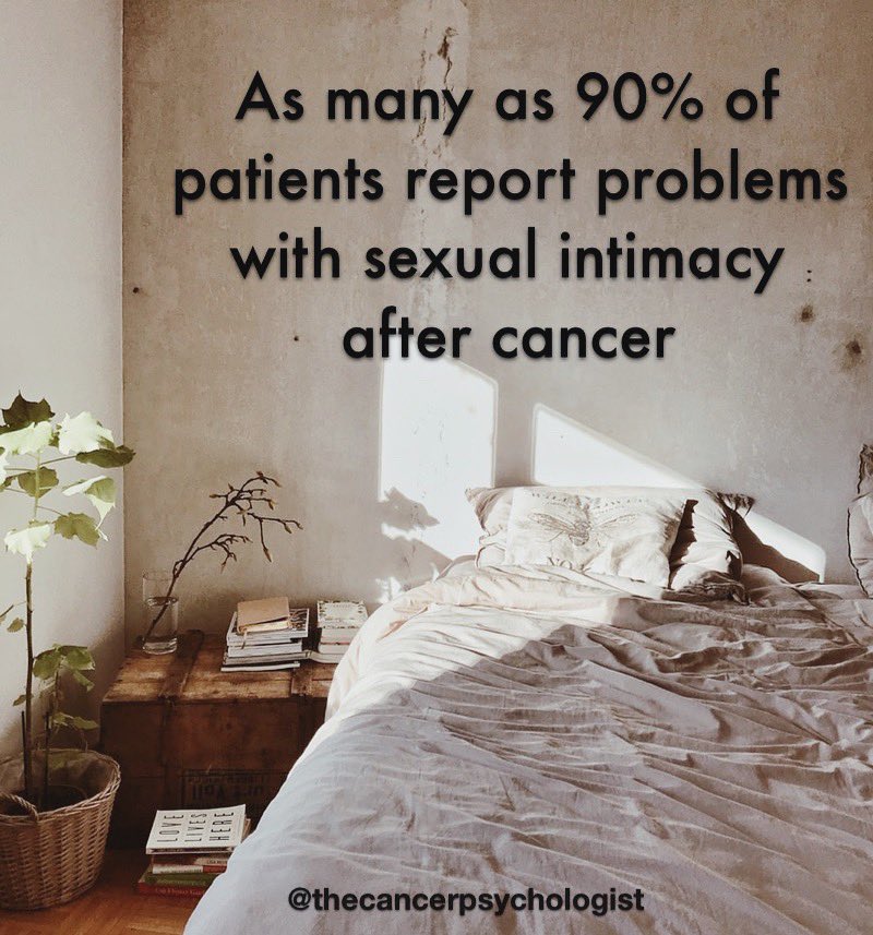 Given this staggering statistic, I wonder why sex is not featured in more discussions about cancer survivorship. Having a healthy sex life is part of connecting with our bodies and our vitality and it is an important part of our quality of life. #cancer #intimacy #sexandcancer