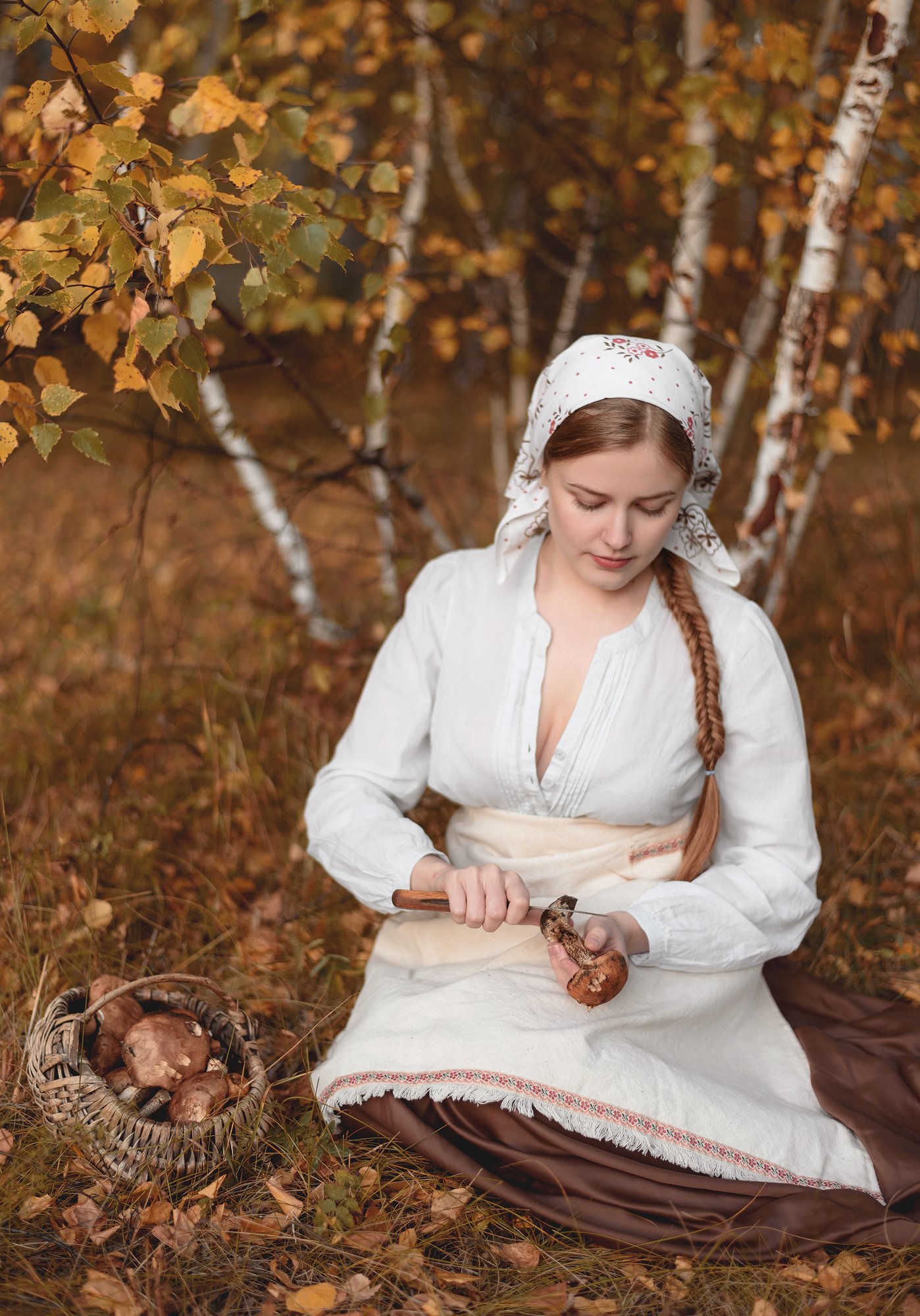 Старые женщины на природе. Катерина Минина Селянка. Фотосессия в деревенском стиле. Образ русской девушки.