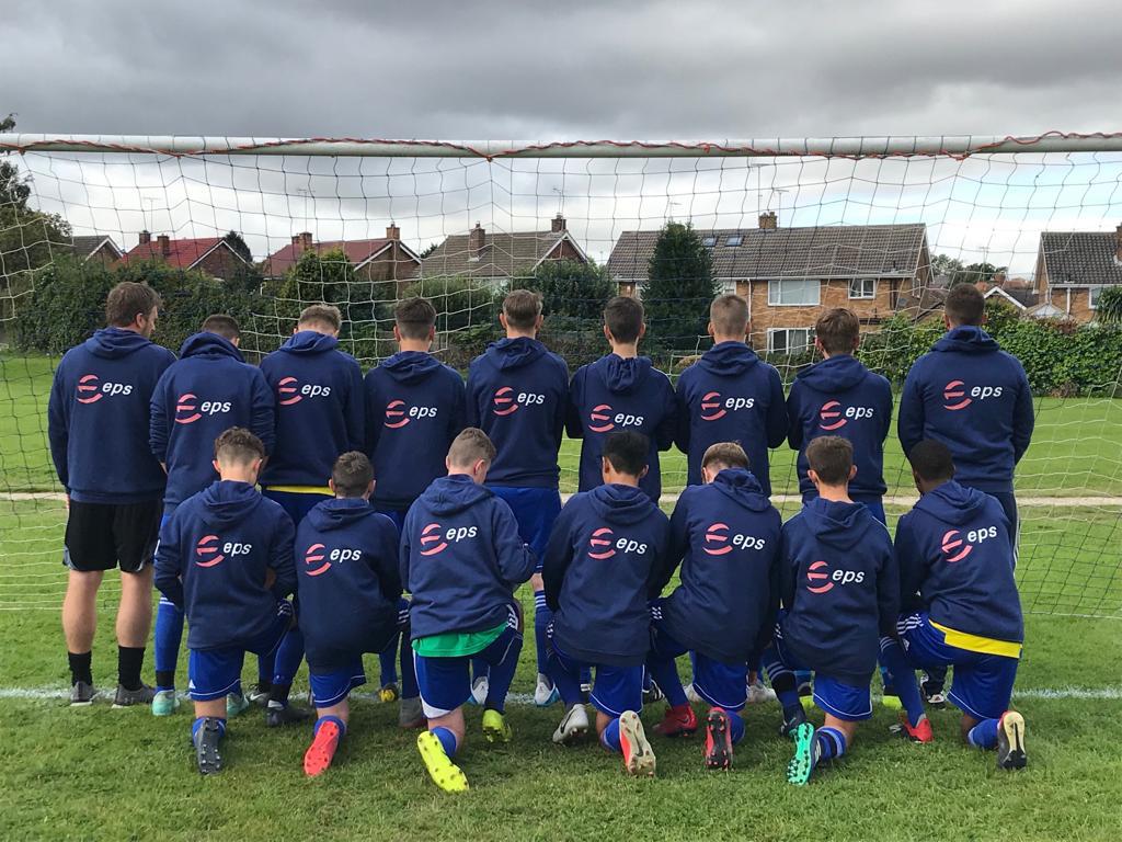 WorksopBoysClub's tweet photo. A big thank you from Worksop Boys Club U15s to EPS for sponsoring the lads hoodies for the season https://t.co/LKPDpO4ynY