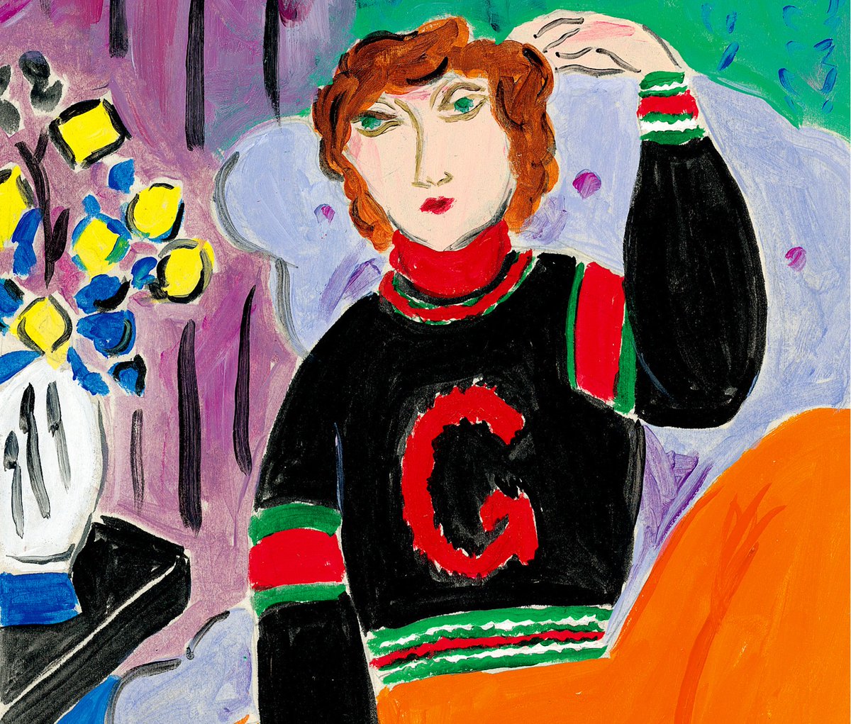 Twitter 上的 Gucci Japan 落書き風のドローイングや鮮やかなアクリル画 デジタルアートなどさまざまな手法で6人のアーティストが表現した Guccidiy 新作アイテム Gwangryeolchoi は フォーヴィズム絵画風のタッチで オフィディア