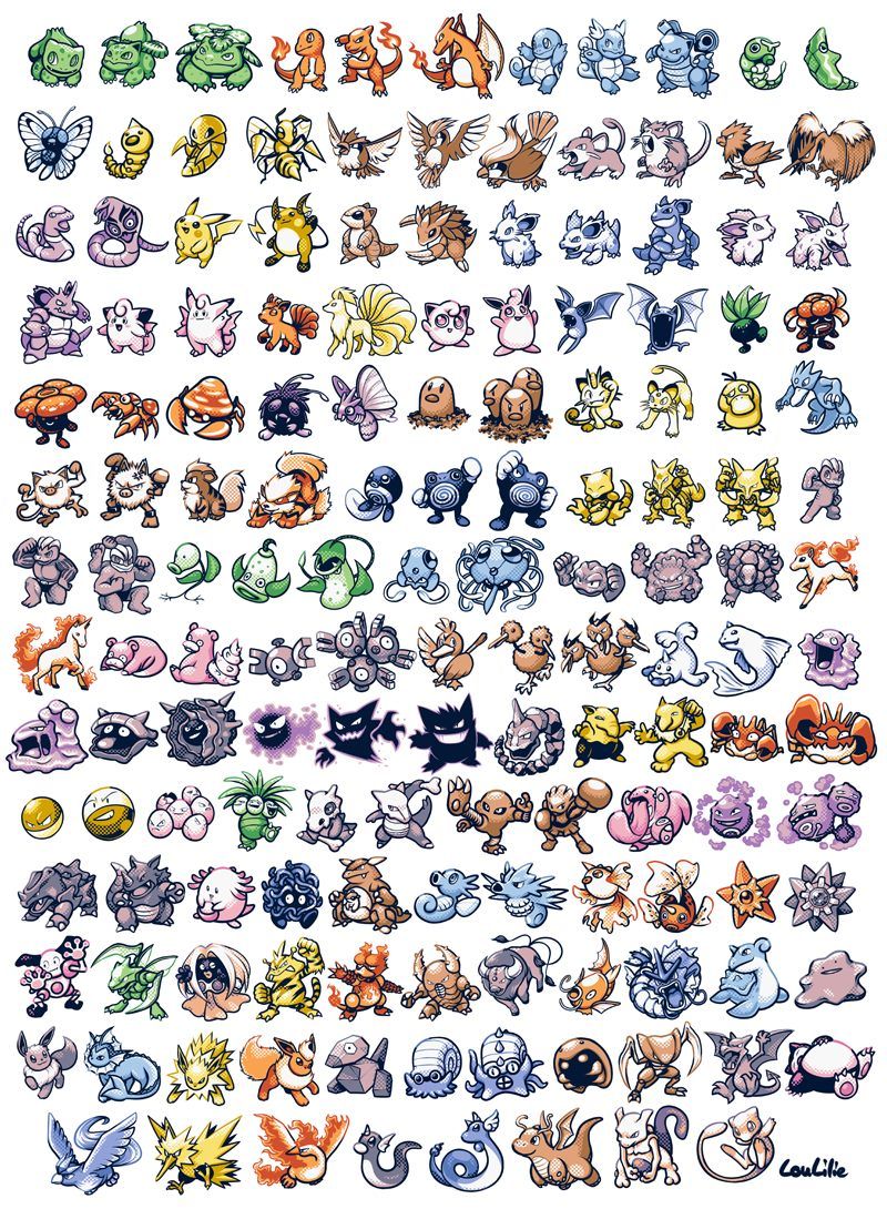 SensCritique on X: Pokémon Challenge ! Saurez-vous retrouver les noms des 151  Pokémon de la 1ère génération ?  / X