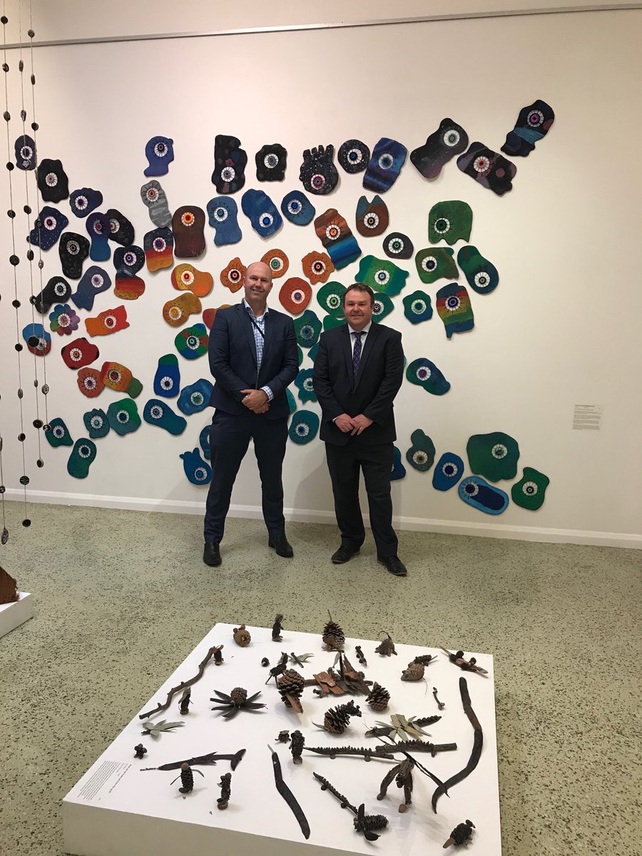 Acknowledging Country, Bonython Primary School.....congratulations on an outstanding art exhibition @tuggeranongartscentre ⁦<a href="/gregt39/">Greg Terrell</a>⁩ ⁦@marc_warwick⁩ ⁦<a href="/Hux1975/">Mark Huxley</a>⁩