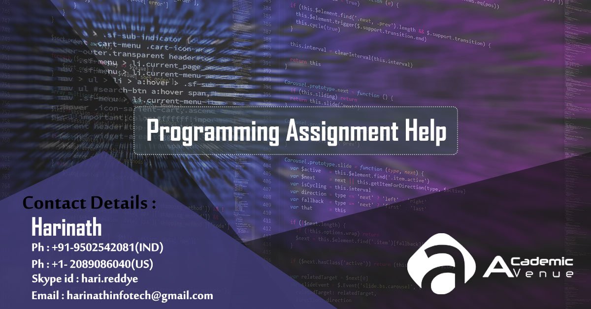 academic_avenue's tweet image. j.mp/2NXIApE
#AcademicAvenue provides #ProgrammingAssignmentHelp. The experience that our writers have in Programming Assignments is vast and they help you with best assignment solutions.
#BestWebsiteForAssignmentWriting
#ProfessionalAssignmentWritingSeviceHelp
