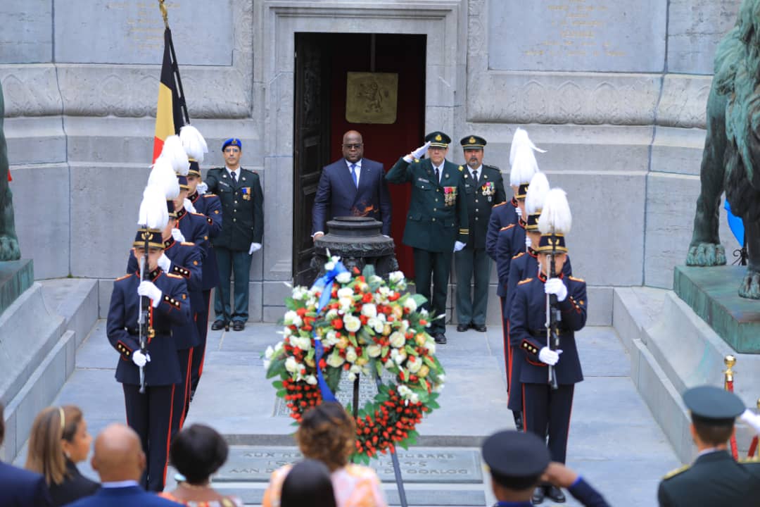 andreflahaut's tweet photo. À un moment où la #Belgique rejette les gens venus d'ailleurs, il est crucial de rappeler que des #Congolais, &amp; d'autres peuples d'#Afrique, sont morts pour notre #liberté. Le geste du Président #RDCongo #Tshisekedi est symboliquement fort. Il remémore ce sacrifice à la Belgique! https://t.co/TwjPxEV0RG