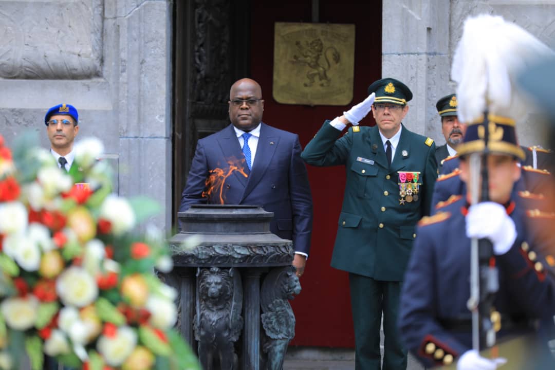 andreflahaut's tweet photo. À un moment où la #Belgique rejette les gens venus d'ailleurs, il est crucial de rappeler que des #Congolais, &amp; d'autres peuples d'#Afrique, sont morts pour notre #liberté. Le geste du Président #RDCongo #Tshisekedi est symboliquement fort. Il remémore ce sacrifice à la Belgique! https://t.co/TwjPxEV0RG